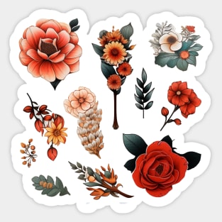 Flower Sticker Pack Sticker